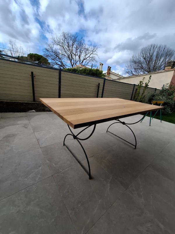 Plateau de table en bois massif DOUGLAS